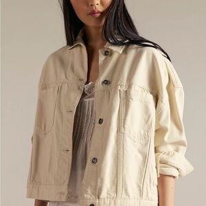 We The Free Cream Jean Jacket